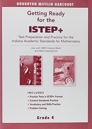 Stock image for Houghton Mifflin Harcourt Math Indiana : Student Test Preparation Grade 4 for sale by Better World Books