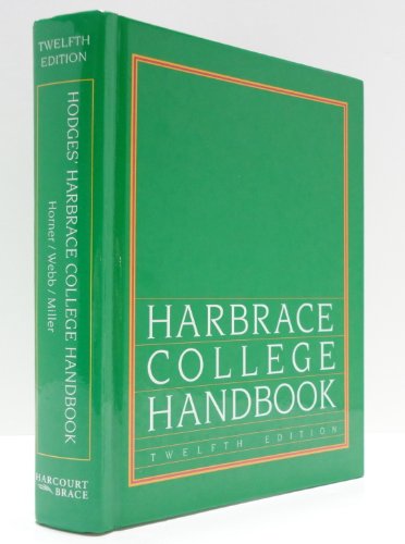 9780155001190: Harbrace College Handbook 12th ed. Guide for Writers