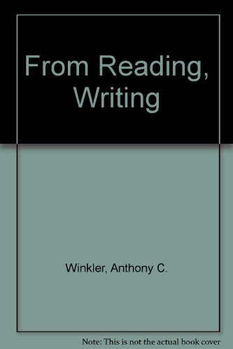 9780155001466: From Reading, Writing