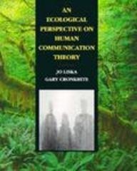 Stock image for An Ecological Perspective on Human Communication Theory for sale by Bingo Used Books
