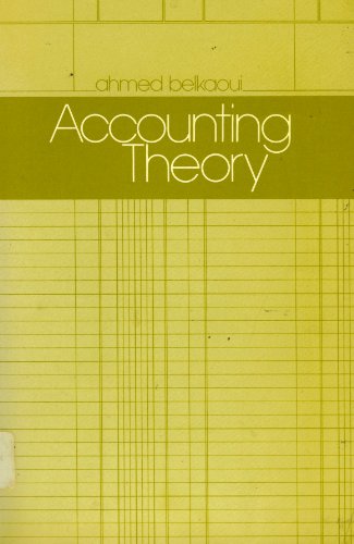 Stock image for Accounting theory for sale by Irish Booksellers