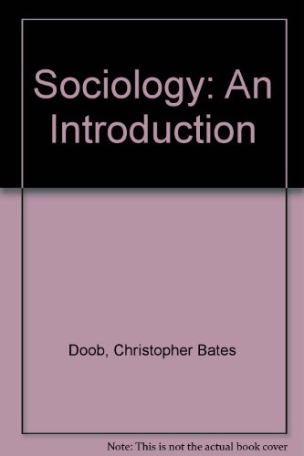 Beispielbild fr Sociology: An Introduction zum Verkauf von Half Price Books Inc.