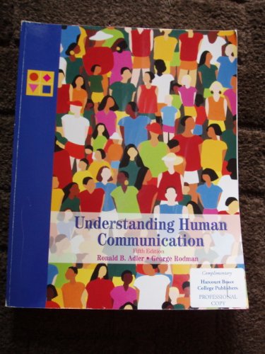 9780155007819: Understanding Human Communication