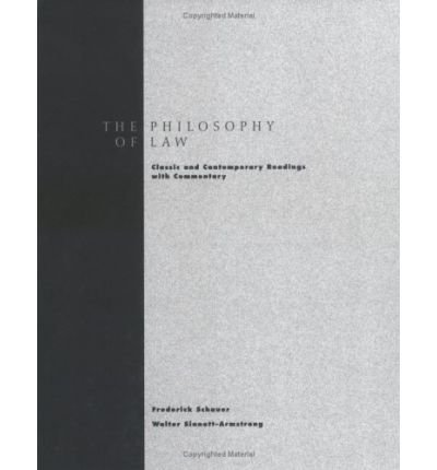 9780155008274: Philosophy of Law: Classic and Contemporary Readings with Commentary