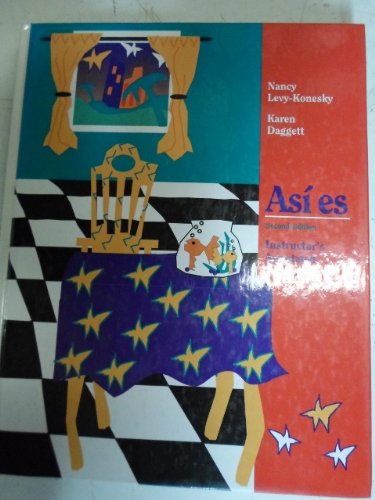 Asi Es (9780155012851) by Levy-Konesky, Nancy; Daggett, Karen