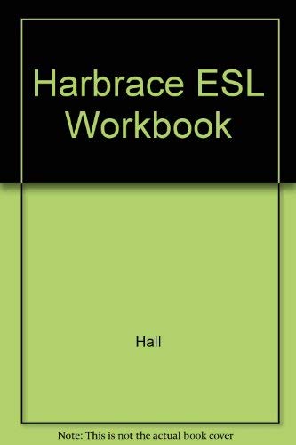 Stock image for Harbrace ESL Workbook- Instructor's Edition, 2nd for sale by a2zbooks