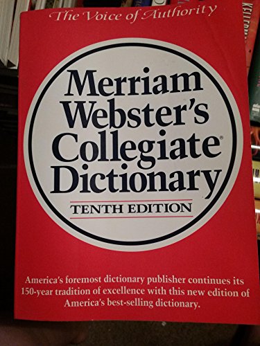 Stock image for Merriam Webster's Collegiate Dictionary for sale by SecondSale