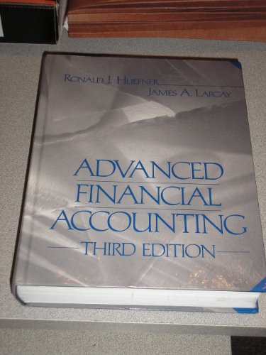 Beispielbild fr Advanced Financial Accounting zum Verkauf von BooksRun