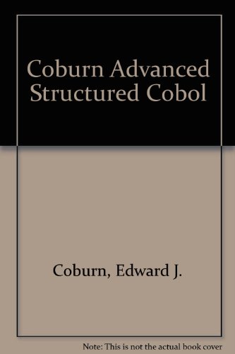 Stock image for Advanced Structured Cobol for sale by dsmbooks