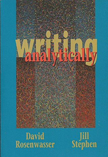 Imagen de archivo de Writing Analytically a la venta por Wonder Book