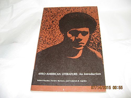 Stock image for Afro-American Literature : An Introduction for sale by Better World Books