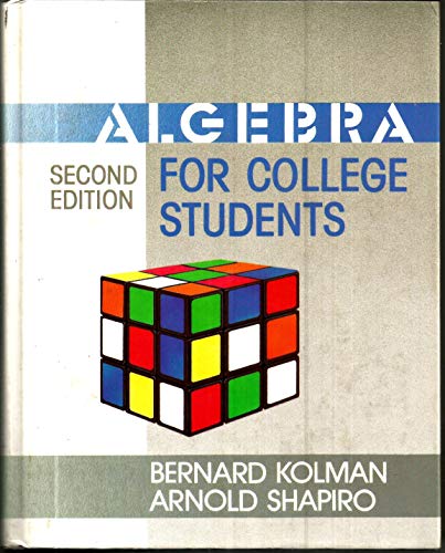 Stock image for Algebra for College Students for sale by HPB-Red