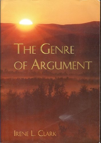 Imagen de archivo de The Genre of Argument a la venta por Books From California