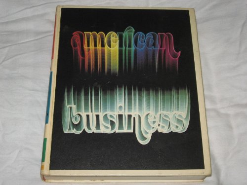 Stock image for American business: An introduction for sale by HPB-Red