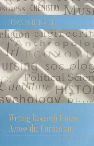 Beispielbild fr Writing Research Papers Across the Curriculum zum Verkauf von Hawking Books