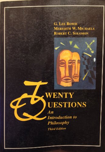 Beispielbild fr Twenty Questions: An Introduction to Philosophy zum Verkauf von Phatpocket Limited