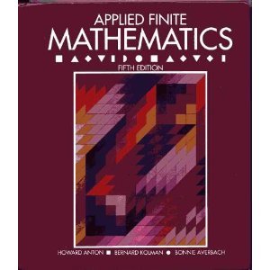 Stock image for Applied Finite Mathematics for sale by Hay-on-Wye Booksellers