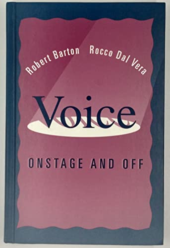 Imagen de archivo de Voice: Onstage and Off a la venta por HPB-Red