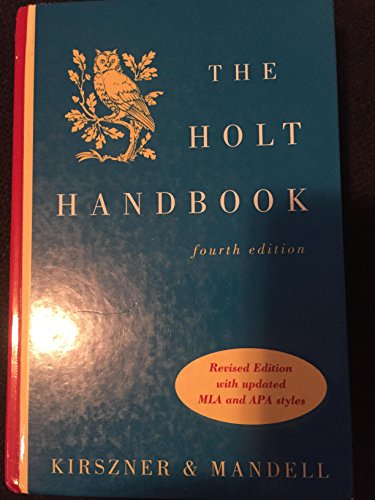 9780155033399: The Holt Handbook Revised