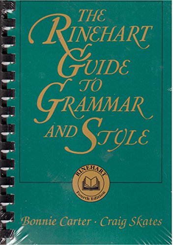 Imagen de archivo de Rinehart Guide to Grammar & Style a la venta por HPB-Diamond