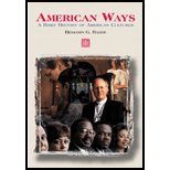 Beispielbild fr American Ways: A Brief History of American Culture zum Verkauf von -OnTimeBooks-