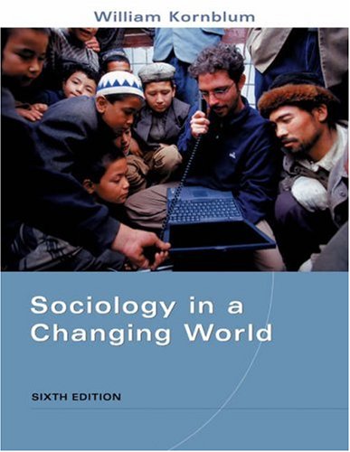 Imagen de archivo de Sociology in a Changing World a la venta por SecondSale