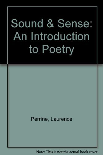 Stock image for Sound Sense: An Introduction to Poetry- Instructor's Manual for sale by GoldBooks