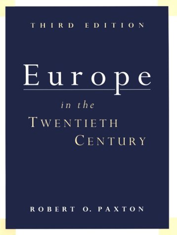 Beispielbild fr Europe in the 20th Century zum Verkauf von Wonder Book