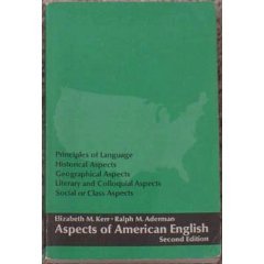 Stock image for Aspects of American English for sale by Better World Books
