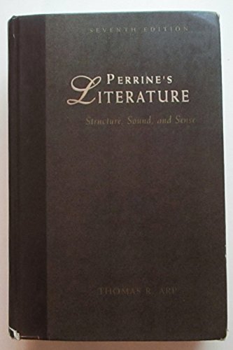 Stock image for Perrine's Literature: Structure, Sound, and Sense for sale by Jenson Books Inc