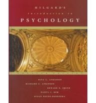 Hilgard's Introduction to Psychology (9780155039124) by Rita L. Atkinson; Richard C. Atkinson; Edward E. Smith