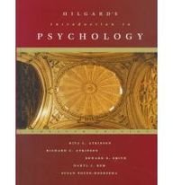 9780155039124: Hilgard's Introduction to Psychology