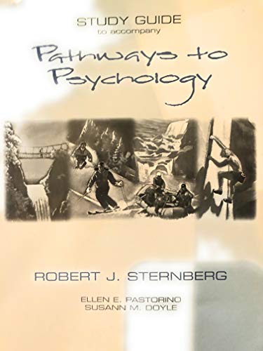 9780155040687: Pathways to Psychology: Study Guide