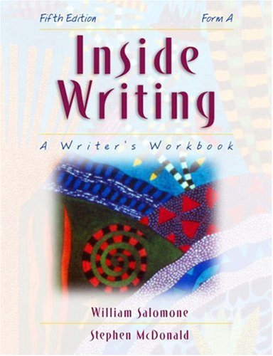 Stock image for Inside Writing: A Writers Workbook (Form A) for sale by Blue Vase Books