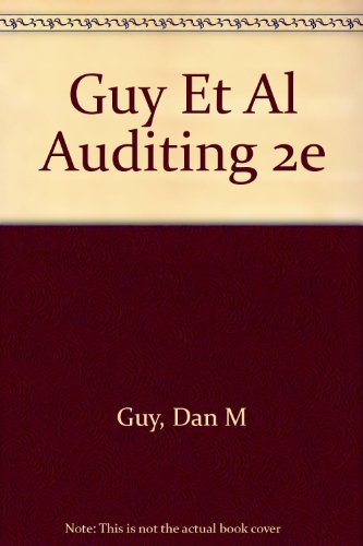 9780155042957: Guy Et Al Auditing 2e