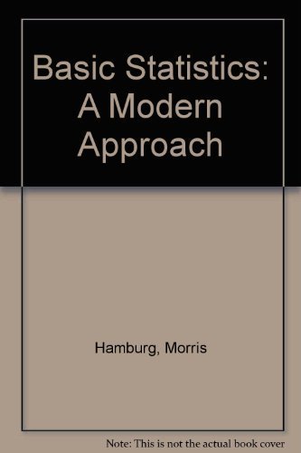 Imagen de archivo de Basic Statistics : A Modern Approach a la venta por Better World Books Ltd