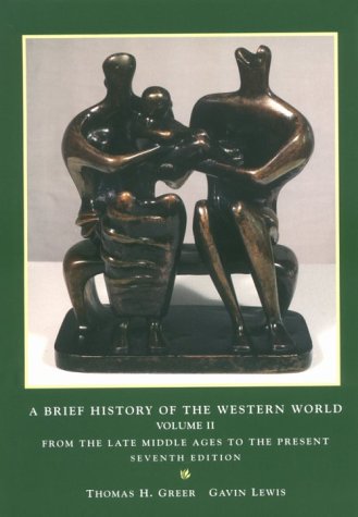 Beispielbild fr A Brief History of the Western World Vol. 2 : From the Beginning to the Enlightenment zum Verkauf von Better World Books