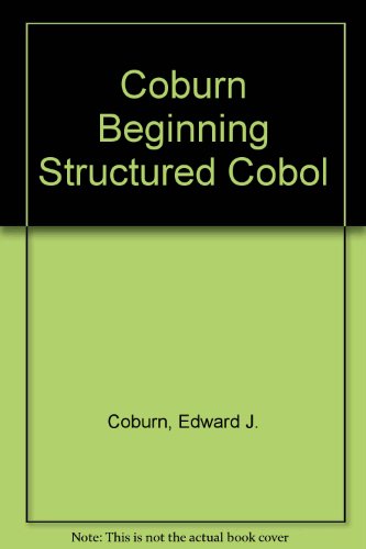 Stock image for Beginning Structured COBOL for sale by ThriftBooks-Atlanta
