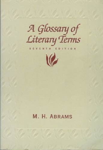 Beispielbild fr Glossary of Literary Terms zum Verkauf von Gulf Coast Books