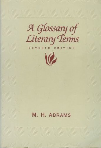 Imagen de archivo de A Glossary of Literary Terms a la venta por Reuseabook