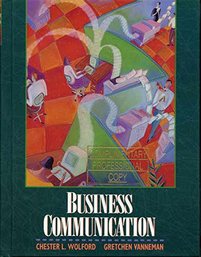 Imagen de archivo de Business Communication a la venta por HPB-Red