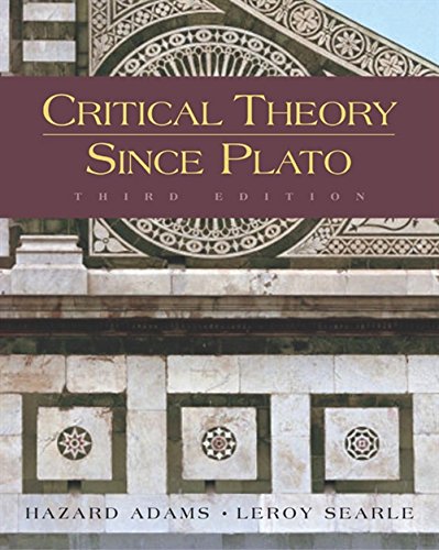 Beispielbild fr Critical Theory since Plato. zum Verkauf von Orrin Schwab Books