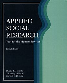9780155058231: Applied Social Research: A Tool for the Human Services