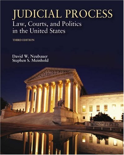 Imagen de archivo de Judicial Process: Laws, Courts, and Politics in the United States [With Infotrac] a la venta por ThriftBooks-Atlanta