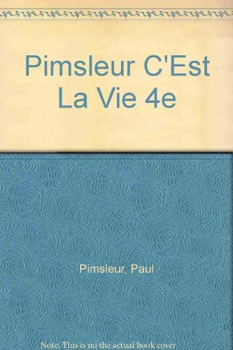 Beispielbild fr Pimsleur C'Est La Vie 4e (English and French Edition) zum Verkauf von HPB-Red