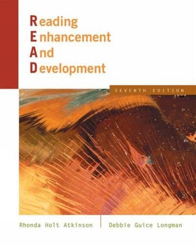 Imagen de archivo de Read : Reading Enhancement and Development a la venta por Better World Books