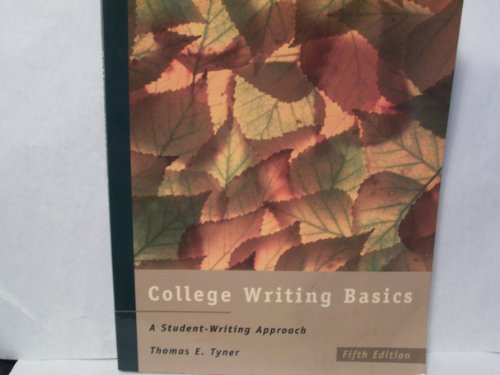 9780155063532: College Writing Basics: a Progressive Ap