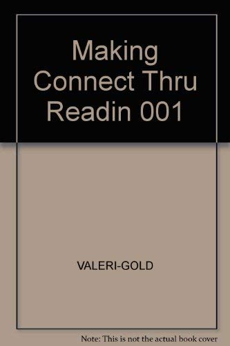 9780155063617: Making Connect Thru Readin 001