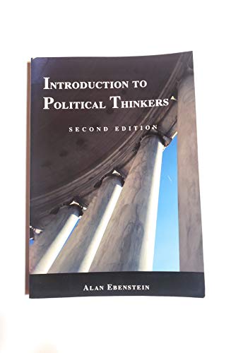 Stock image for Introduction to Political Thinkers for sale by ThriftBooks-Atlanta