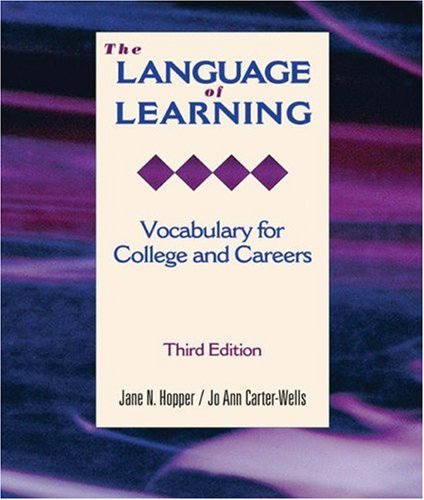 Stock image for The Language of Learning: Vocabulary for College and Careers for sale by HPB-Red